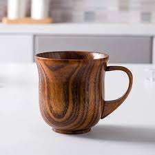 แก้วเบียร์และกาแฟทำด้วยมือถังไม้คุณภาพสูงใหม่ขายดีจากอินเดียสำหรับตกแต่งโต๊ะในบ้านและโรงแรม - Product Image 2