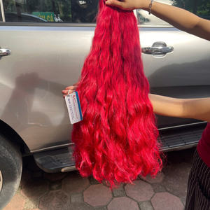 100% Extensions de cheveux vierges vietnamiennes naturelles de haute qualité Double Drawn naturel ondulé trame Style de cheveux cheveux humains de qualité supérieure - Product Image 2