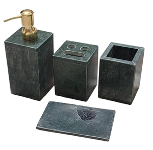 Marble <b>Bathroom</b> <b>Set</b> Excellent quality Handicrafts <b>Bathroom</b> Product <b>Soap</b> <b>Dispenser</b> <b>Bathroom</b> Washroom <b>Set</b> - Product Image 6