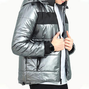 Chaqueta de Plumón Acolchada para Hombre, de Alta Calidad, para Exteriores, Resistente al Viento, Uniforme de Trabajo, OEM, ODM, Logotipo Personalizado - Product Image 6