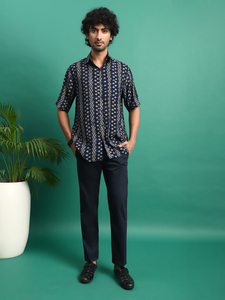 Camisas Étnicas de Algodón de Calidad Garantizada, Manga Corta, Prenda Casual para Hombre, Teñida, de Secado Rápido y Transpirable, en Oferta, Exportadores Indios, Baratas - Product Image 5