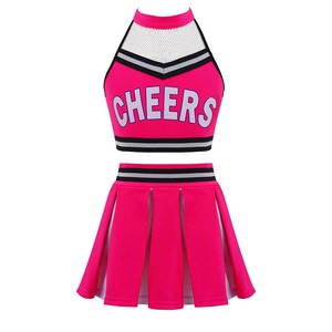 Girls Competition Cheerleaders School Team Uniform Cheerleading Costume Women <strong>Class</strong> Suit <strong>For</strong> Child <strong>Dancing</strong> Costumes CLU-0153