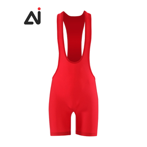 Combinaison de lutte une pièce personnalisée pour hommes coupe basse cuisse professionnelle Gym et haltérophilie Singlet - Product Image 3