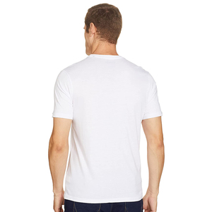 Breathable <b>White</b> Cotton T <b>Shirt</b> for Summer <b>Mens</b> Half <b>Sleeve</b> Plus Size Casual Wear Lightweight Soft Fabric Custom Printed Design - Product Image 2