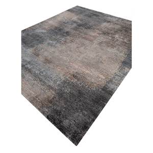 Alfombra Kavi Ivory Afterglow de Lana, Bambú y Seda, Anudada a Mano, Modelo Eskm-05 con Patrón Abstracto para Decoración de Sala de Estar, Rectangular, para Pasillo - Product Image 2