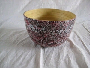 Tazón de bambú de Vietnam Forma redonda Material natural hecho a mano Perfecto para servir alimentos y Decoración de cocina Exportado - Product Image 4