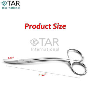 Tijeras La Grange de 4,52 pulgadas, acero inoxidable de alta calidad, ortodoncia Dental, instrumentos médicos quirúrgicos, proveedor a granel, corte - Product Image 3
