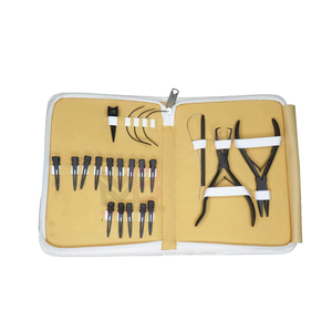 Kit d'outils pour extensions de cheveux en acier inoxydable, extensions de cheveux naturels réels les plus rapides, fabricant d'origine en gros - Product Image 2