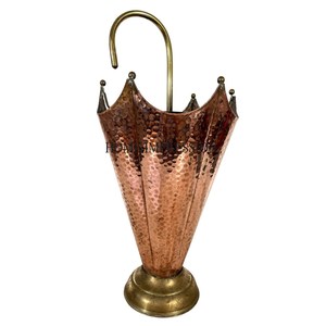Copper Antique Finished Luxurious Quality Metal Made <b>Umbrella</b> Designer Most Fancy Unique Look <b>Umbrella</b> <b>Stand</b> And Holder Supplies - Product Image 2