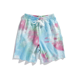 Short de course sportif en maille tie-dye pour homme Équipement d'entraînement confortable pour l'entraînement Vêtements décontractés Fourniture en vrac Dentelle Service OEM - Product Image 5