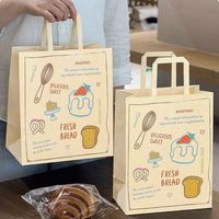Servicio de Catering de Lujo para Cadenas de Comida Rápida, Pizza y Sushi, Buffet Exquisito, Ecológico, Biodegradable, Reciclable, con Asas Retorcidas