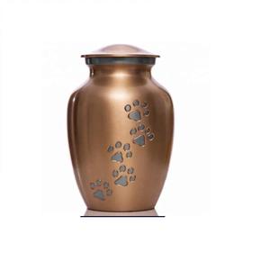 <b>Cheap</b> Best Export Quality Brass Classic Pet Urn Customizable Design Cremation Urns Wholesale Price From India - Product Image 2