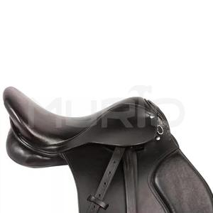 Selle de dressage anglaise personnalisée de haute qualité, confortable et durable, en cuir véritable, pour le saut d'obstacles, avec arceau en bois, directement du Pakistan - Product Image 3