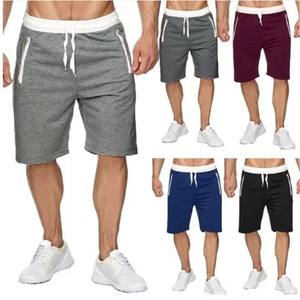 Nuevos pantalones cortos de playa deportivos para correr de color sólido para hombre - Product Image 5