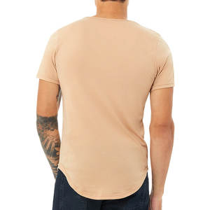 Bella + Canvas T-shirt à manches courtes pour homme à manches courtes T-shirt à ourlet rond taille en trois mélanges - Product Image 3