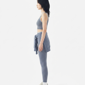 Leggings de yoga sans couture taille haute pour femme OEM, motif uni, fermeture élastique à la taille, pour entraînement et course, nouveau design 2026 - Product Image 3