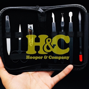 Juego de Cortaúñas de Acero Inoxidable de Lujo, Kit de Manicura y Pedicura, Estuche de Viaje, Herramienta Portátil para el Cuidado de las Uñas - Product Image 1