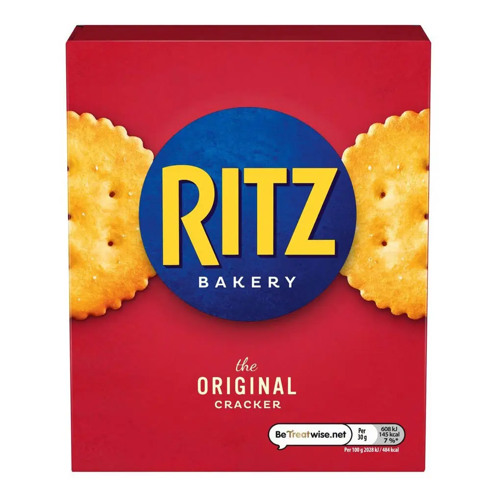 RITZ The Original Crackers, 6 galletas por paquete, 20 paquetes de aperitivos