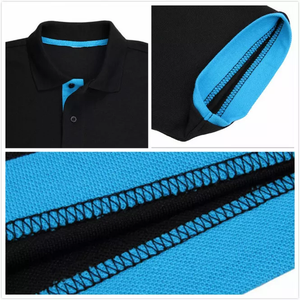 Vente en gros de nouveaux t-shirts polo décontractés pour hommes 100% coton couleurs personnalisées longs polos anti-rides à manches courtes de haute qualité - Product Image 3