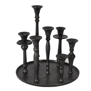 Soporte de Pilar moderno con soporte de vidrio y Metal para decoración del hogar - Product Image 5