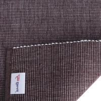 Set de table et chemin de table en coton tissé 100 % coton, motif carré uni, luxe moderne, séchage rapide, pour la maison, les hôtels et les mariages