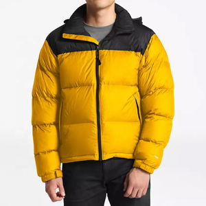 Doudoune d'hiver zippée surdimensionnée à logo personnalisé de haute qualité veste polaire à bulles d'hiver en vente - Product Image 5