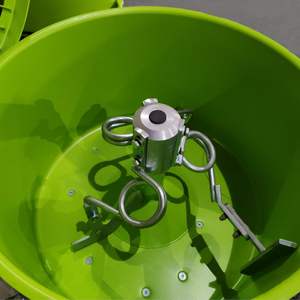 Meilleure offre commerciale pour 5.6 pieds cubes support de mélangeur de mortier portable 160L mélangeur de chape portable avec boîte de vitesses à roulement de moteur à noyau - Product Image 2