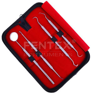 Juego de Instrumentos Dentales de Acero Inoxidable de Alta Calidad con Caja, Instrumentos Quirúrgicos Manuales Reutilizables - Product Image 3