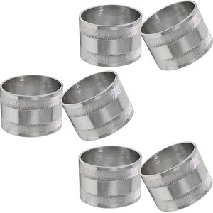 Servilletero de metal antiguo Diseño galvanizado Decoración de mesa de comedor de estilo rústico con plata para bodas y fiestas - Product Image 5