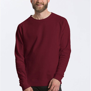 เสื้อสเวตเชิ้ตคอกลมผ้าเฟรนช์เทอร์รี่แบบกำหนดเองราคาถูก 100% ผ้าฝ้ายหนาเรียบง่าย แบบยูนิเซ็กส์ - Product Image 1