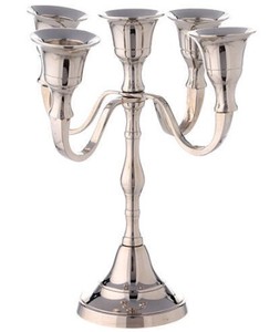 Décoration d'église bougeoir en laiton doré bougeoir support pièce maîtresse vaisselle vente chaude en laiton or fini bougeoir - Product Image 4