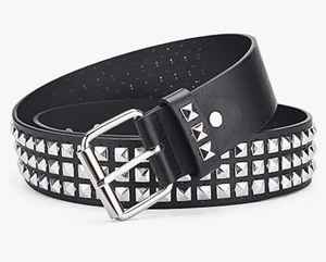 Nouvelle ceinture de luxe unisexe occidentale pleine fleur style de mode en cuir de vachette robuste avec des motifs de perles personnalisés et des goujons prêts à expédier - Product Image 4