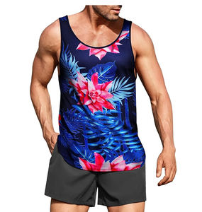 Comfortable Men Sublimation Tank <b>Top</b> Wholesale Supplier Customized Fitness <b>Vests</b> Custom Training Sublimation Tank <b>Top</b> For Men - Product Image 1