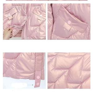 Femmes hiver épais à capuche coton rembourré manteaux respirant ample bouffant Parkas coupe-vent imperméable vêtements d'extérieur veste courte pour - Product Image 2