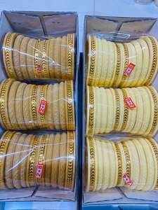 Bracelet en résine du Rajasthan Bijoux traditionnels Bracelet ethnique Artisanat indien Accessoire fait main Couleurs vives Design complexe - Product Image 5