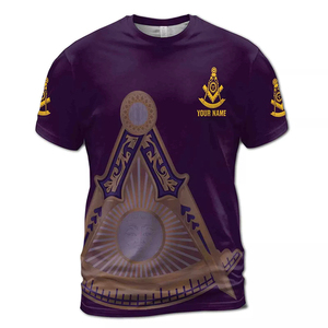 Camiseta personalizada de Masonería Past Master Masonic para hombre, camisetas de manga corta hechas a medida de alta calidad para hombre, camisetas de manga corta - Product Image 4