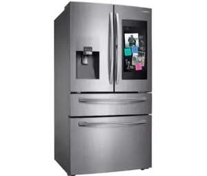 Nuevo RF28R7551SG 28 Cu. Ft. Refrigerador de puerta francesa de 4 puertas con concentrador familiar de pantalla táctil de 21,5" - Product Image 1