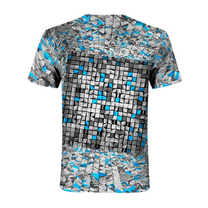 Sublimated Short Sleeve Cotton Bamboo Fiber Multi Functional Latest Design <b>Men</b> Wear Casual T <b>Shirts</b> - Product Image 2
