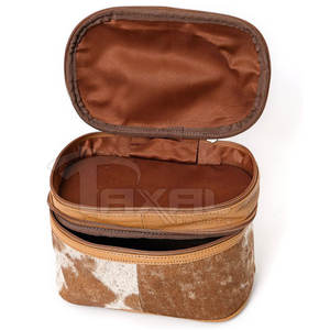 เคสเครื่องประดับหนังวัวแฟชั่นพร้อมฝาปิดซิปดีไซน์ออนไลน์ - Product Image 5