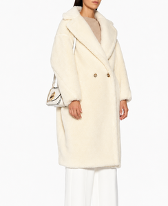 Wool/Viscose Trench <strong>Coat</strong> <strong>Women</strong> Oversized Single Breasted Plush Long Notch Lapel Mid Length <strong>Lightweight</strong> Elegant Button Outerwear - Product Image 1