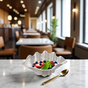 Bol à salade de grande capacité au design moderne pour hôtel et restaurant, buffet et restauration, plat de service élégant - Product Image 6