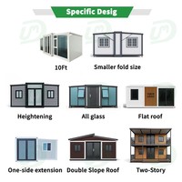 Maisons modulaires préfabriquées en acier, kits de maisons miniatures, maisons complémentaires, Australie, Royaume-Uni, classe 1A