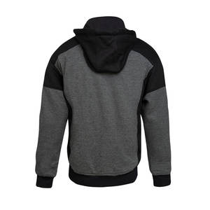 Sweats à capuche à manches longues pour hommes avec basiques réglables en coton mélangé idéal pour les sous-vestes pendant les changements climatiques de transition - Product Image 3