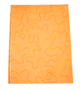 Álbum DE FOTOS DE BODA bordado de papel de algodón hecho a mano de Color naranja personalizado de alta calidad - Product Image 1