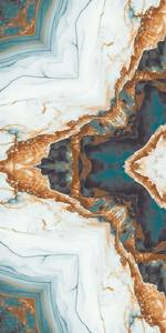 Carrelage en porcelaine aspect marbre blanc scintillant, série Bookmatch, carrelage en porcelaine vitrifiée émaillée (GVT / PGVT) 60x120cm / 24x48 pouces - Product Image 5