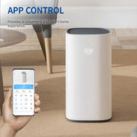 Purificateur d'air électrique intelligent pour la maison avec filtre HEPA, commande manuelle, couverture de 24 à 42 m, 350 m³/h CADR, 55 dB(A) bruit max., 197 CFM