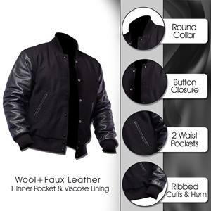 Regular Fit <b>Long</b> Sleeve Men Bomber <b>Jacket</b> for Sale High Street Custom CollegeBaseballjacket for men DDP Shipping - Product Image 4