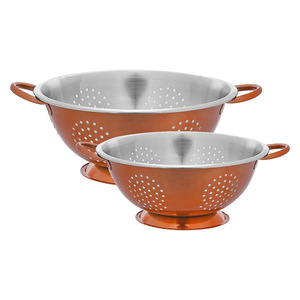 Kitchen Top Decorative Stainless Steel <b>Colander</b> Bowl Manufacturer And Exporter New Design Metal <b>Colander</b> Bowl Manufacturer 2025 - Product Image 3