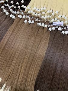 Extensions de cheveux en gros, prix de gros, solides et sans nœuds, double trame, 100 grammes, couleurs foncées, 30 pouces - Product Image 4
