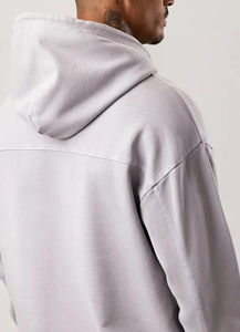 Sudadera con Capucha Personalizada Estilo Vintage Lavada, Sudadera Holgada de Felpa Gruesa con Estampado Personalizado, Sudadera Extra Grande para Hombre - Product Image 4